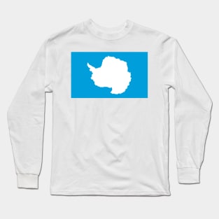 Antarctica Flag (Graham Bartram) Long Sleeve T-Shirt